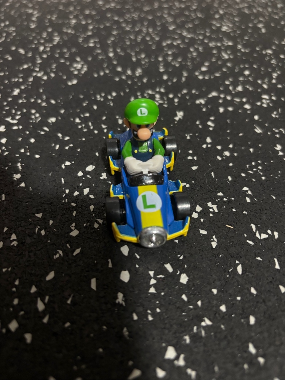 Luigi Kart Mini Vehicle Toy - Blue, Green & Yellow